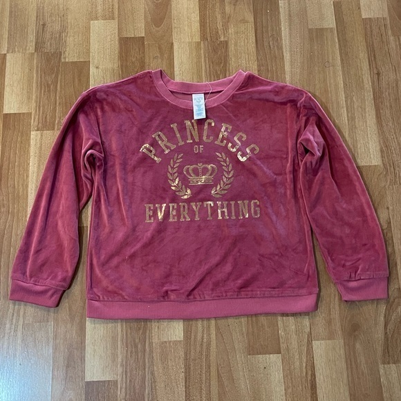 Girl’s Velour Sweatshirt - Picture 2 of 5